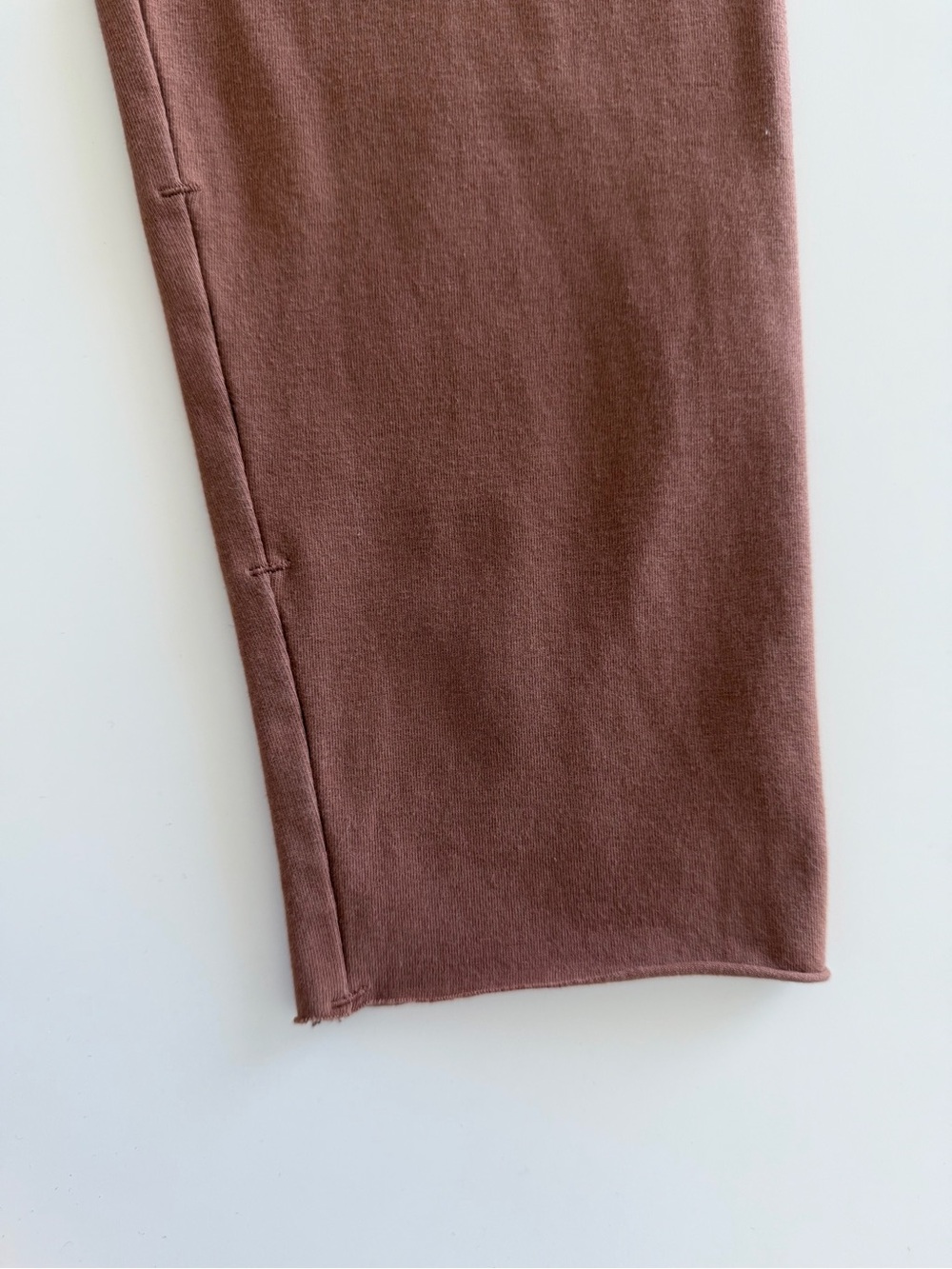 Aritzia TNA Brown High Waisted Leggings Cotton Stretch Minimalist Size S - Picture 5 of 15